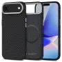 Tech-Protect Ion Carbon Capa MagSafe para iPhone 17 Air, Preto/Prateado