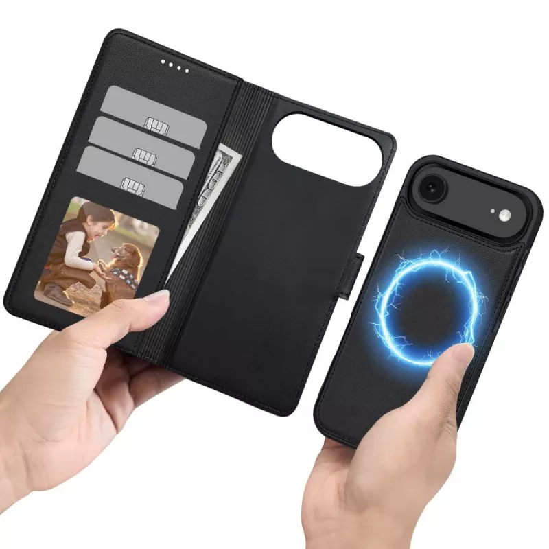 Tech-Protect Wallet MagSafe para iPhone 17 Air Preto mate