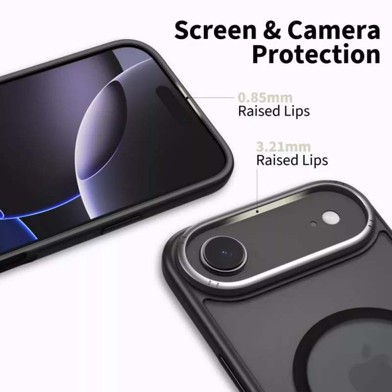 Tech-Protect Magedge MagSafe iPhone 17 Air Preto mate/Gunmetal