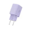 TECH-PROTECT NCM33 Carregador de rede de 2 portas PD 33W / QC3.0 Roxo bebé