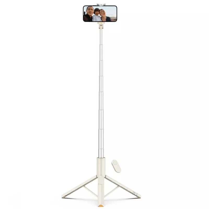 Tech-Protect L09S Pau de selfie e tripé Bege