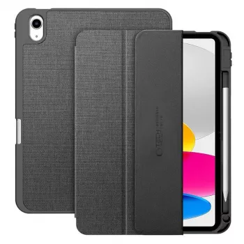 Tech-Protect SC Pen Capa Canvas para iPad 10,9 polegadas (10.ª geração, 2022) / iPad 11 polegadas (2025) - Cinzento