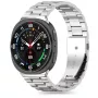 Tech-Protect Bracelete de aço inoxidável para Samsung Galaxy Watch 8 / Classic (40/44/46 mm) Prateado