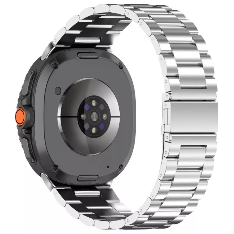 Tech-Protect Bracelete de aço inoxidável para Samsung Galaxy Watch 8 / Classic (40/44/46 mm) Prateado