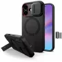 TECH-PROTECT KEVLAR AURA MAGSAFE IPHONE 17 PRETO
