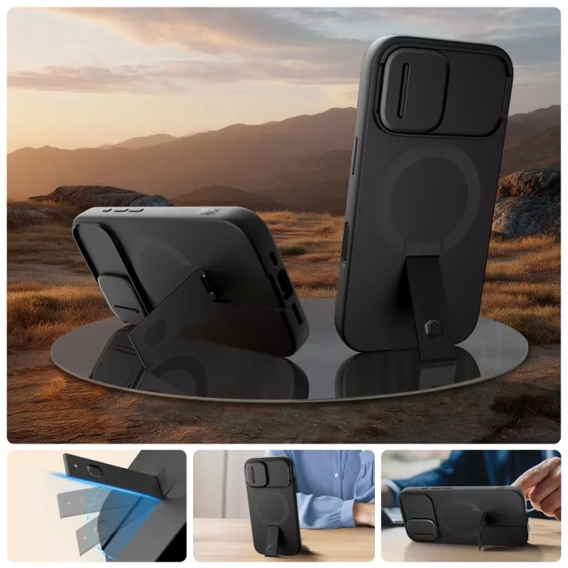 TECH-PROTECT KEVLAR AURA MAGSAFE IPHONE 17 PRETO
