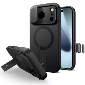 TECH-PROTECT KEVLAR AURA MAGSAFE IPHONE 17 PRO PRETO