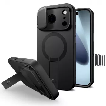 TECH-PROTECT KEVLAR AURA MAGSAFE IPHONE 17 PRO MAX PRETO
