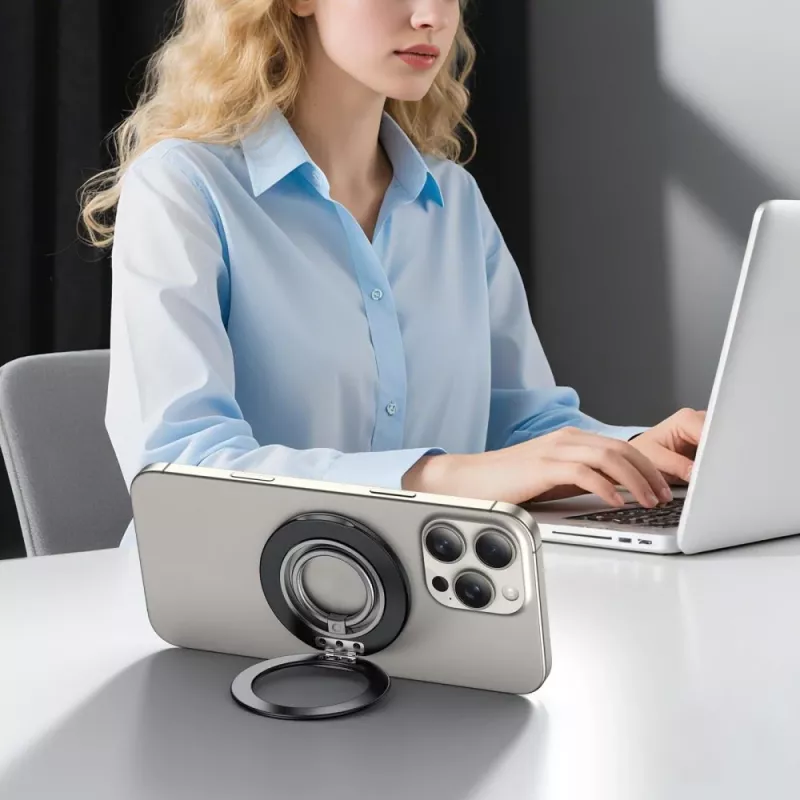 TECH-PROTECT MMR600 Anel Magnético MagSafe para Telemóvel Preto Satinado