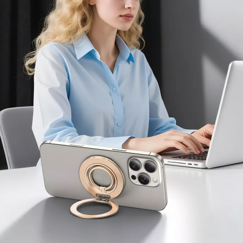 TECH-PROTECT MMR600 Anel Magnético MagSafe para Telemóvel Dourado Satinado