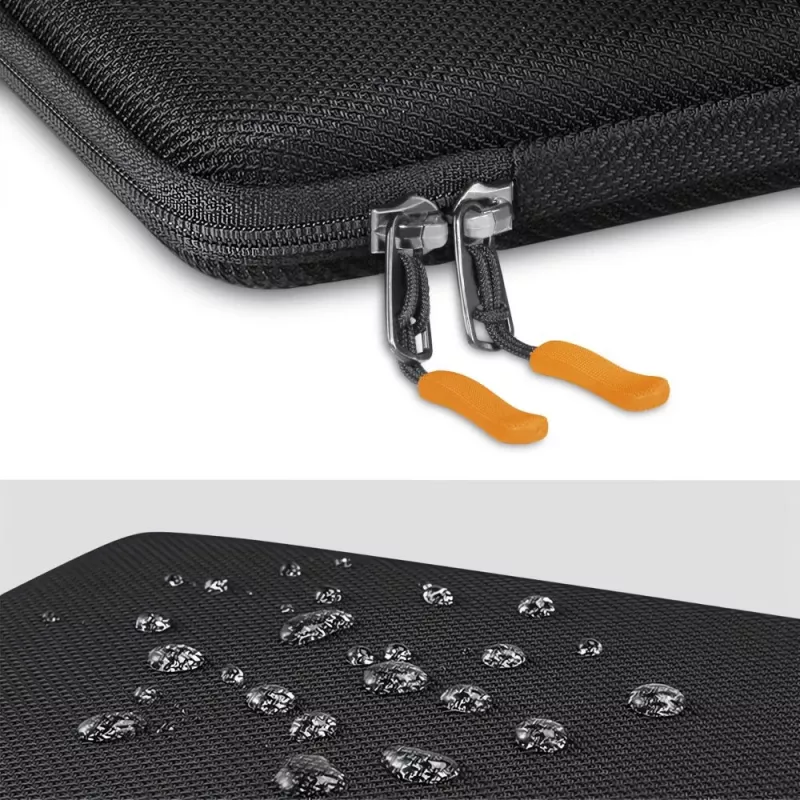 TECH-PROTECT Hard Pouch Portátil 13-14 polegadas Preto/Laranja