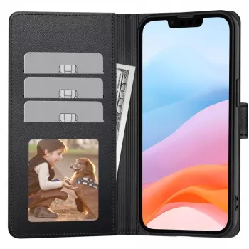 Tech-Protect Capa com Carteira para Xiaomi Redmi 15 4G / 5G, Preto