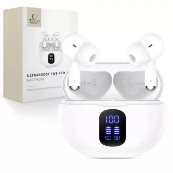TECH-PROTECT ULTRABOOST TWS Earphone Pro G2 Branco