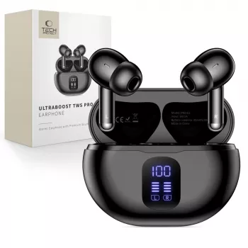 TECH-PROTECT ULTRABOOST TWS EARPHONE PRO G2 PRETO