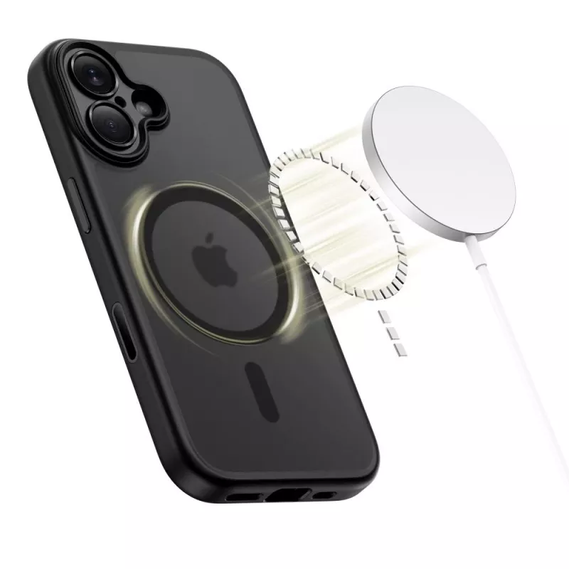 TECH-PROTECT MagPeak Capa MagSafe para iPhone 17, Preto Mate