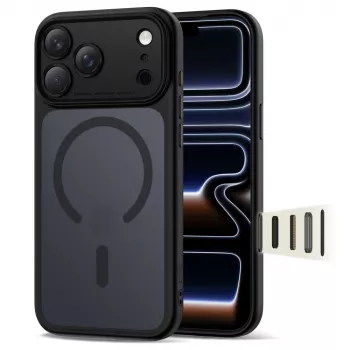 TECH-PROTECT MagPeak Capa MagSafe para iPhone 17 Pro Max, Preto Mate