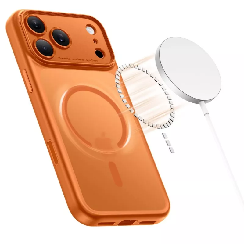 TECH-PROTECT MAGPEAK MAGSAFE CC IPHONE 17 PRO MATTE COSMIC ORANGE