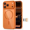 TECH-PROTECT MAGPEAK MAGSAFE CC IPHONE 17 PRO COSMIC ORANGE/TRANSPARENTE