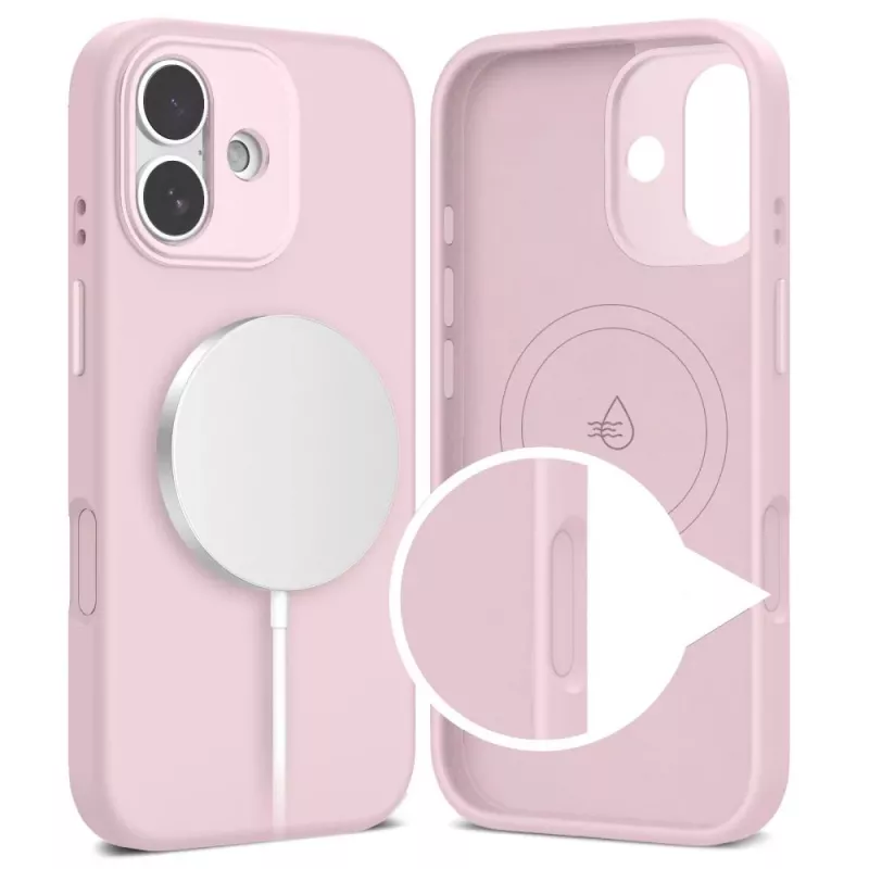 TECH-PROTECT UNIQ MagSafe iPhone 17 Capa Traseira Rosa