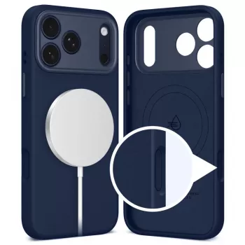 Tech-Protect Uniq MagSafe Capa para Apple iPhone 17 Pro Max, Azul-escuro