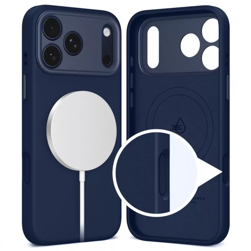 Tech-Protect Uniq MagSafe Capa para Apple iPhone 17 Pro Max, Azul-escuro