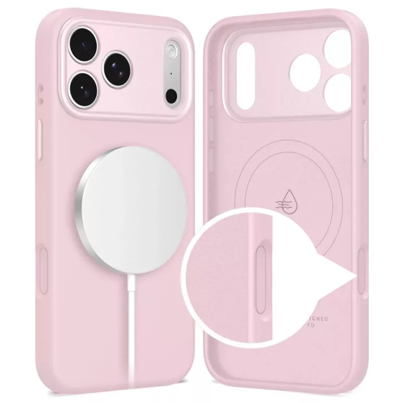 Tech-Protect Uniq MagSafe iPhone 17 Pro Max Capa Traseira Rosa