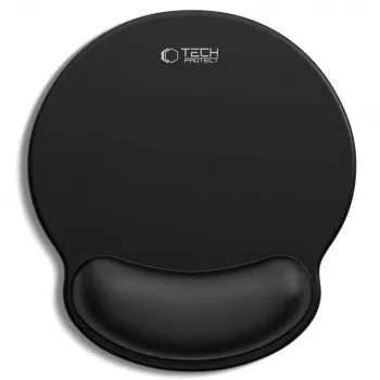 TECH-PROTECT A200 Tapete de Rato com Apoio de Pulso em Gel 25 x 22,5 cm Preto
