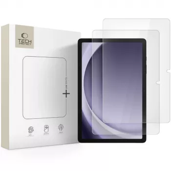 TECH-PROTECT Glass Fit+ Película de Vidro Temperado para Ecrã 2-Pack para Samsung Galaxy Tab A9+ / A11+ Plus 11,0 Polegadas (SM-X210/X215/X216/X230/X235/X236) Transparente