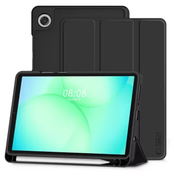 Tech-Protect SC Pen Capa para Samsung Galaxy Tab A9 / A11 8.7 X110 / X115 / X133 / X135, Preta