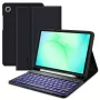 Tech-Protect SC PEN + KB Capa para Samsung Galaxy Tab A9 / A11 8,7 polegadas X110 / X115 / X133 / X135, Preto