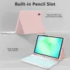 TECH-PROTECT SC Pen + Keyboard para Samsung Galaxy Tab A9 / A11 8.7 X110 / X115 / X133 / X135, Rosa