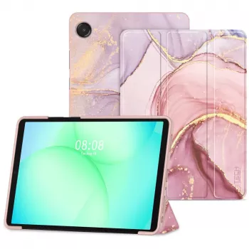 TECH-PROTECT SMARTCASE Galaxy Tab A9+ / A11+ PLUS 11.0 polegadas X210 / X215 / X216 / X230 / X235 / X236 Mármore