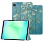 Tech-Protect Smart Case para Samsung Galaxy Tab A9+/A11+ - Padrão de Flores de Cerejeira Sakura
