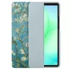 Tech-Protect Smart Case para Samsung Galaxy Tab A9+/A11+ - Padrão de Flores de Cerejeira Sakura
