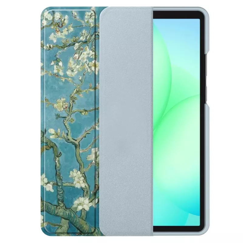 Tech-Protect Smart Case para Samsung Galaxy Tab A9+/A11+ - Padrão de Flores de Cerejeira Sakura