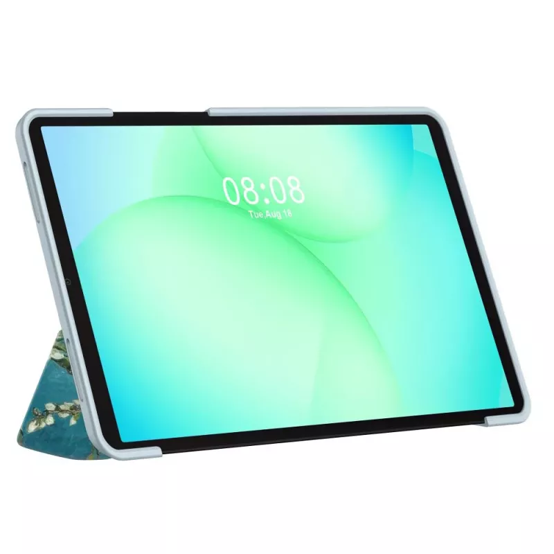 Tech-Protect Smart Case para Samsung Galaxy Tab A9+/A11+ - Padrão de Flores de Cerejeira Sakura
