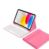 Tech-Protect SC Pen + Keyboard Capa para iPad 10,9 Polegadas (10.ª Geração, 2022) / 11 Polegadas (2025) - Magenta