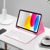 Tech-Protect SC Pen + Keyboard Capa para iPad 10,9 Polegadas (10.ª Geração, 2022) / 11 Polegadas (2025) - Magenta