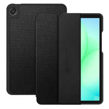 Tech-Protect SC PEN Canvas Capa para Samsung Galaxy Tab A9 / A11 8,7 Polegadas X110 / X115 / X133 / X135, Preto