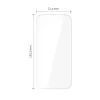 TECH-PROTECT Película de Vidro Temperado para Ecrã Bundle 10-Pack para Apple iPhone 15 Pro Max Transparente