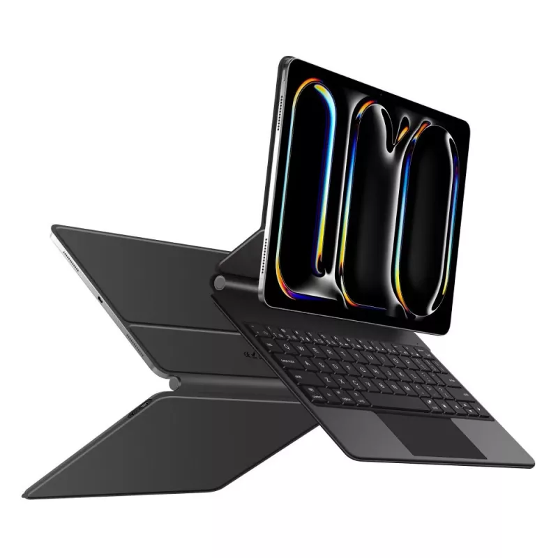 Tech-Protect SC Capa magnética + teclado para iPad Pro 11 polegadas 5.ª/6.ª geração 2024-2025, preto