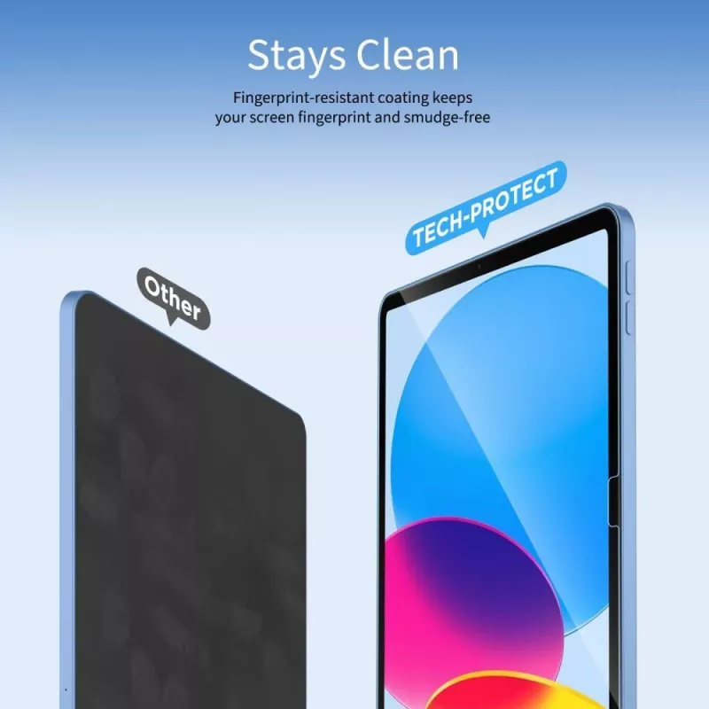 TECH-PROTECT Glass Fit+ Pack de 2 películas de vidro temperado para iPad Pro 11 polegadas 5.ª/6.ª geração (2021-2022) e M4 (2024) transparente