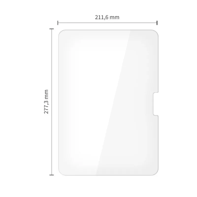 TECH-PROTECT Glass Fit+ Pack de 2 películas de vidro temperado para iPad Air 13 polegadas (2024-2026) / iPad Pro 13 polegadas (2024-2025) transparente