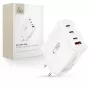TECH-PROTECT NC140W-GAN Carregador de rede de 4 portas PD 140W / QC3.0 branco