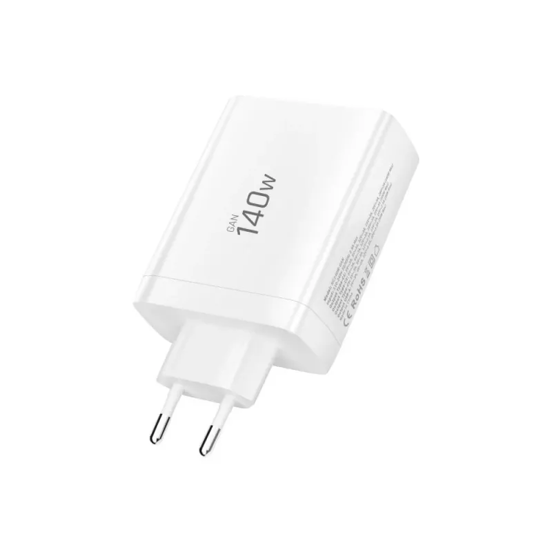 TECH-PROTECT NC140W-GAN Carregador de rede de 4 portas PD 140W / QC3.0 branco