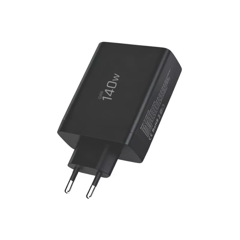 TECH-PROTECT NC140W-GAN Carregador de rede de 4 portas PD 140W / QC3.0 preto
