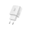 TECH-PROTECT NCA45W-GAN Carregador de rede de 2 portas PD 45W / QC3.0 branco