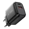 TECH-PROTECT NCA45W-GAN Carregador de rede de 2 portas PD 45W / QC3.0 preto