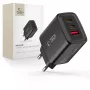 TECH-PROTECT NCA65W-GAN Carregador de rede de 3 portas PD 65W / QC3.0 preto