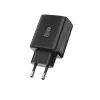TECH-PROTECT NCA65W-GAN Carregador de rede de 3 portas PD 65W / QC3.0 preto